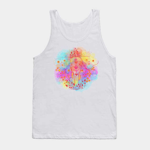 Ajna Elephant Tank Top by artbysavi